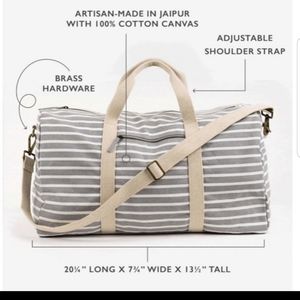 Known Supply Weekender Grey and White